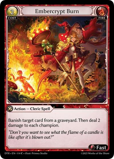 Embercrypt Burn [Foil] [DTR]