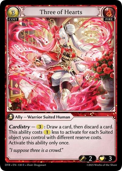 Three of Hearts [Normal] [DTR]