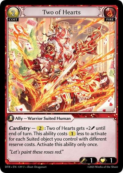 Two of Hearts [Foil] [DTR]