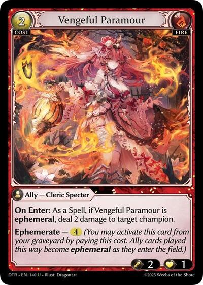 Vengeful Paramour [Foil] [DTR]