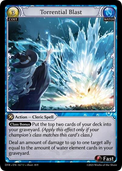 Torrential Blast [Foil] [DTR]