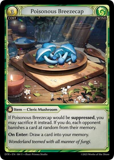 Poisonous Breezecap [Foil] [DTR]