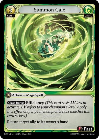 Summon Gale [Foil] [DTR]