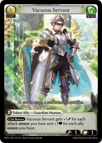 Vacuous Servant [Foil] [DTR]