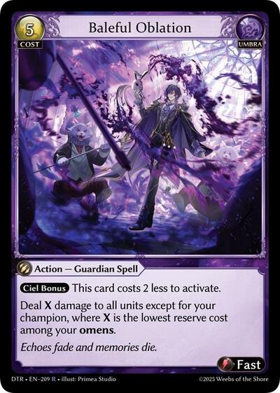 Baleful Oblation [Foil] [DTR]