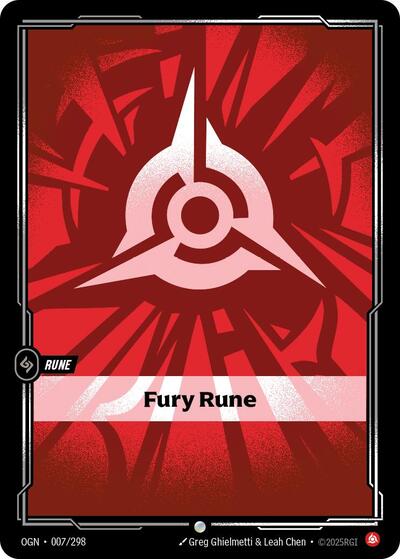 Fury Rune [OGN-007/298] [Normal]