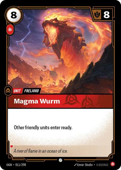 Magma Wurm [OGN-011/298] [Normal]