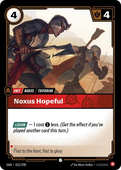 Noxus Hopeful [OGN-012/298] [Normal]