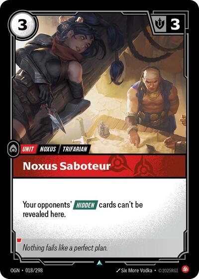 Noxus Saboteur [OGN-018/298] [Normal]