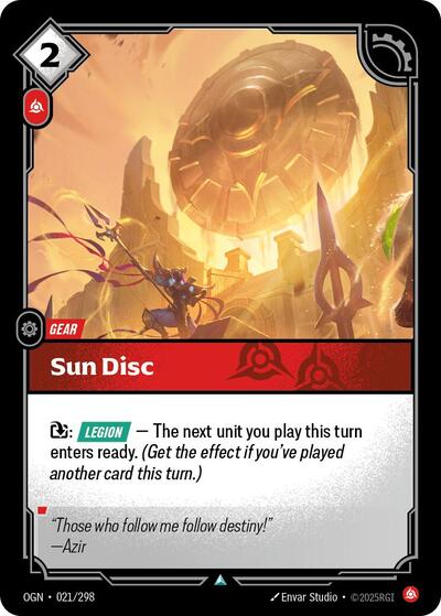 Sun Disc [OGN-021/298] [Normal]