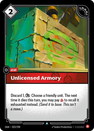 Unlicensed Armory [OGN-023/298] [Normal]