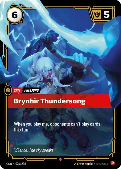 Brynhir Thundersong [OGN-026/298] [Foil]