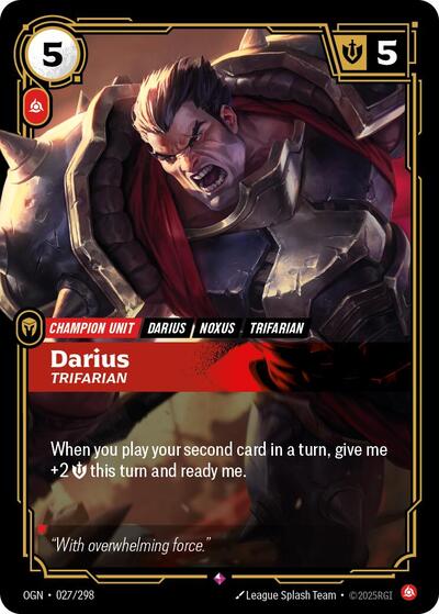 Darius Trifarian [OGN-027/298] [Foil]
