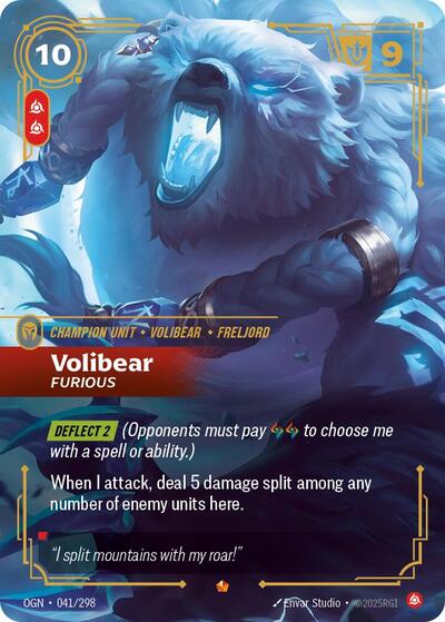 Volibear Furious [OGN-041/298] [Foil]