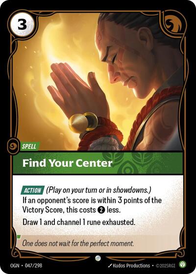 Find Your Center [OGN-047/298] [Normal]