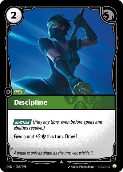 Discipline [OGN-058/298] [Normal]