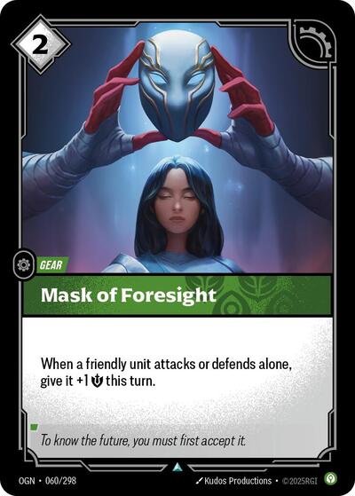Mask of Foresight [OGN-060/298] [Normal]