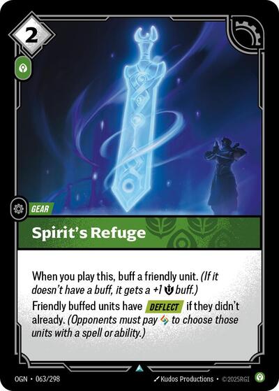 Spirits Refuge [OGN-063/298] [Normal]