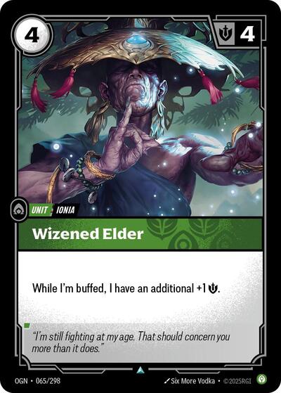 Wizened Elder [OGN-065/298] [Normal]