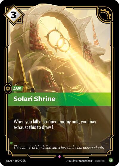 Solari Shrine [OGN-072/298] [Foil]