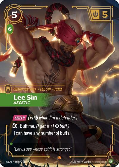 Lee Sin Ascetic [OGN-078/298] [Foil]