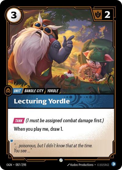 Lecturing Yordle [OGN-087/298] [Normal]