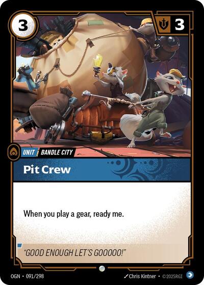Pit Crew [OGN-091/298] [Normal]