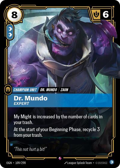 Dr Mundo Expert [OGN-109/298] [Foil]