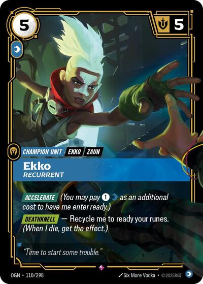 Ekko Recurrent [OGN-110/298] [Foil]