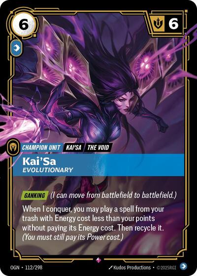 KaiSa Evolutionary [OGN-112/298] [Foil]