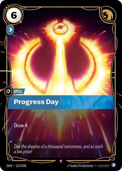 Progress Day [OGN-114/298] [Foil]
