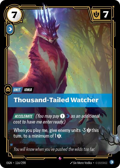 Thousand Tailed Watcher [OGN-116/298] [Foil]