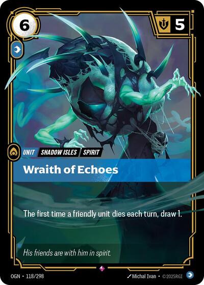Wraith of Echoes [OGN-118/298] [Foil]