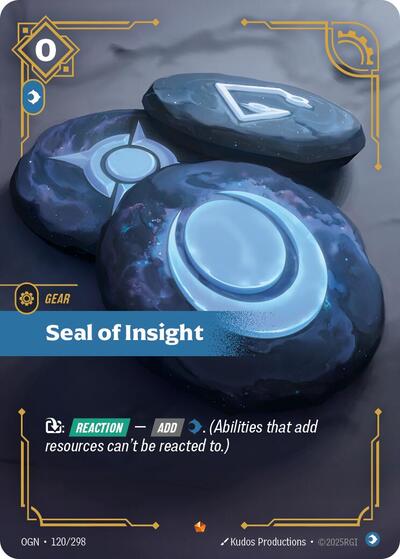 Seal of Insight [OGN-120/298] [Foil]