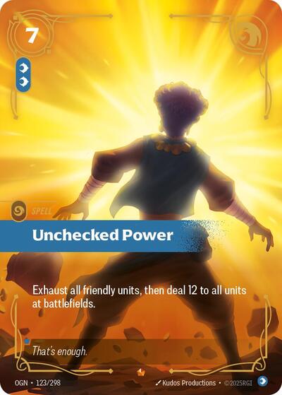 Unchecked Power [OGN-123/298] [Foil]