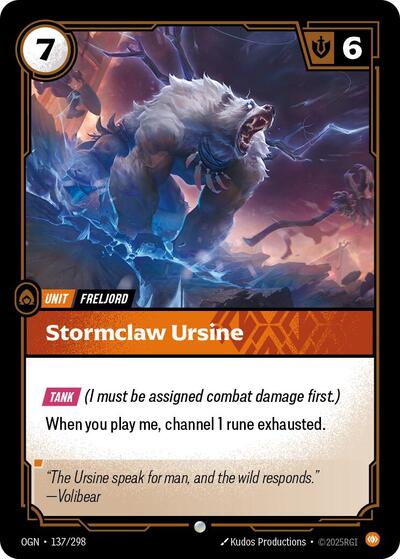 Stormclaw Ursine [OGN-137/298] [Normal]
