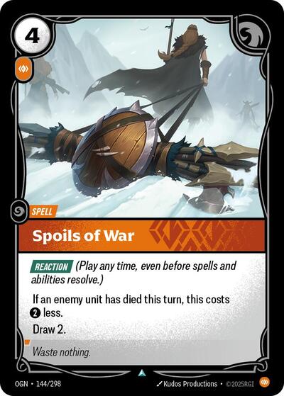 Spoils of War [OGN-144/298] [Normal]
