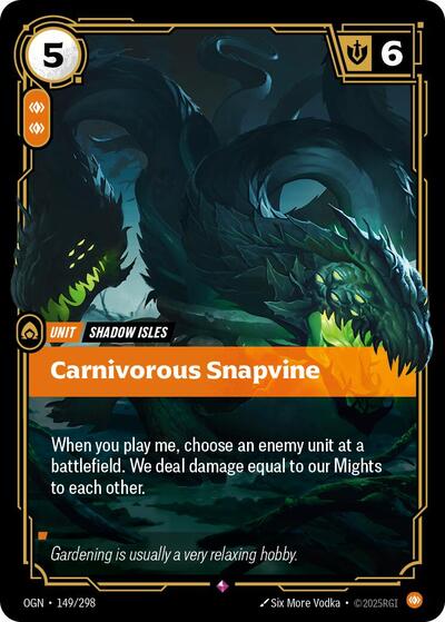 Carnivorous Snapvine [OGN-149/298] [Foil]