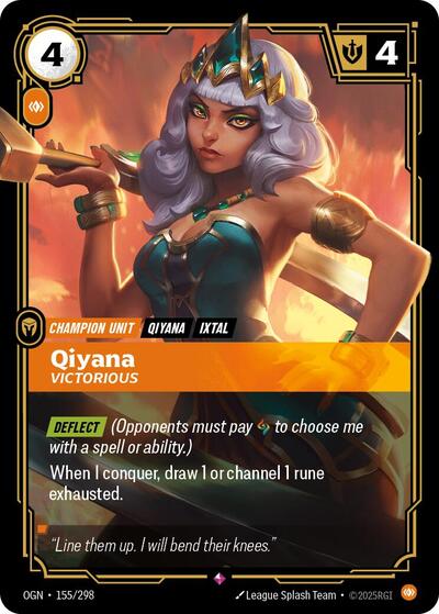 Qiyana Victorious [OGN-155/298] [Foil]
