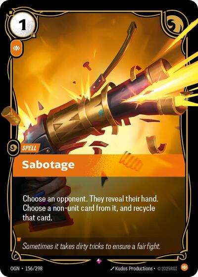 Sabotage [OGN-156/298] [Foil]