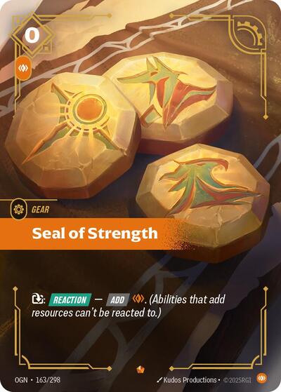 Seal of Strength [OGN-163/298] [Foil]