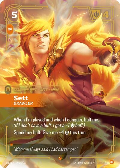 Sett Brawler [OGN-164/298] [Foil]