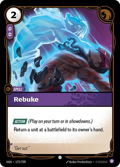 Rebuke [OGN-172/298] [Normal]
