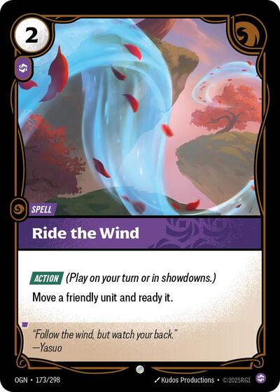 Ride The Wind [OGN-173/298] [Normal]