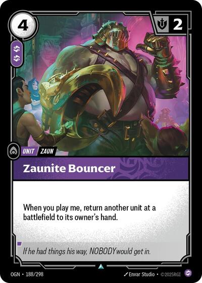 Zaunite Bouncer [OGN-188/298] [Normal]