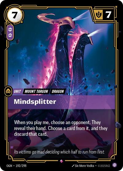 Mindsplitter [OGN-192/298] [Foil]