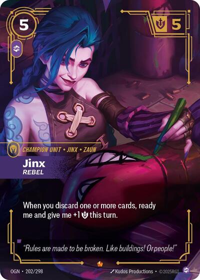 Jinx Rebel [OGN-202/298] [Foil]