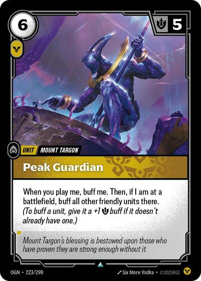 Peak Guardian [OGN-223/298] [Normal]