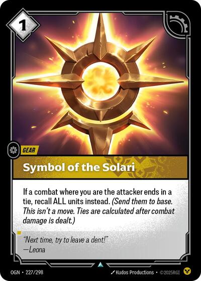 Symbol of the Solari [OGN-227/298] [Normal]