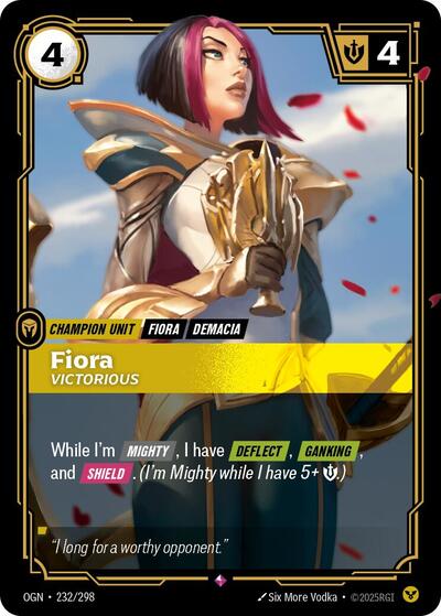 Fiora Victorious [OGN-232/298] [Foil]